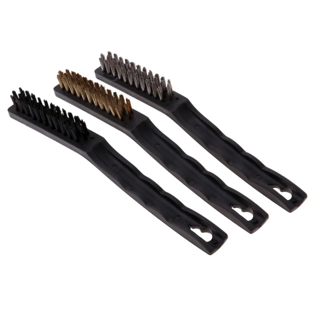 3x Plastic Handle Wire Scratch Brush Set Motorcycle Cleaning Parts
3x Plastic Handle Wire Scratch Brush Set Motorcycle Cleaning Parts