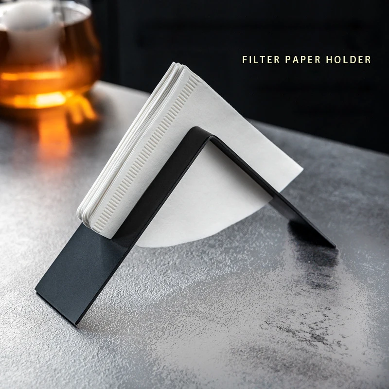 Coffee Filter Paper Holder A-Shaped Stainless Steel Coffee Filter Paper Storage Box
Coffee Filter Paper Holder A-Shaped Stainless Steel Coffee Filter Paper Storage Box