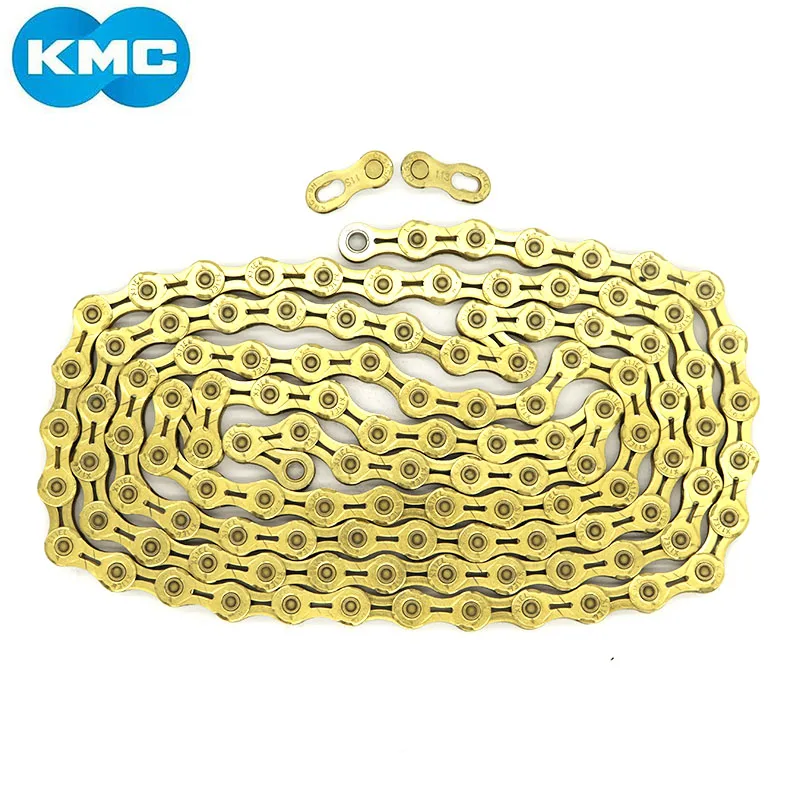 KMC X11EL 11s Bicycle Chain 116L 11 Speed Bicycle Chain With Magic Button gold for Mountain/Road Bike Bicycle Parts gold Chain
KMC X11EL 11s Bicycle Chain 116L 11 Speed Bicycle Chain With Magic Button gold for Mountain/Road Bike Bicycle Parts gold Chain