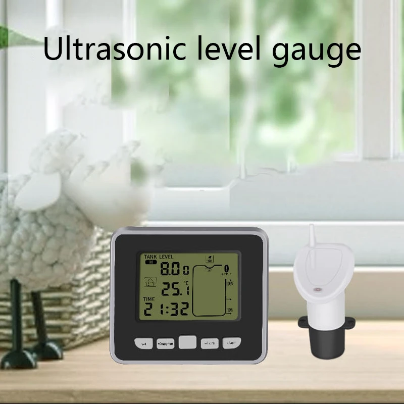 Ultrasonic Wireless Water Tank Liquid Depth Level Meter Sensor with Temperature Display with 3.3 Inch LED Display
Ultrasonic Wireless Water Tank Liquid Depth Level Meter Sensor with Temperature Display with 3.3 Inch LED Display