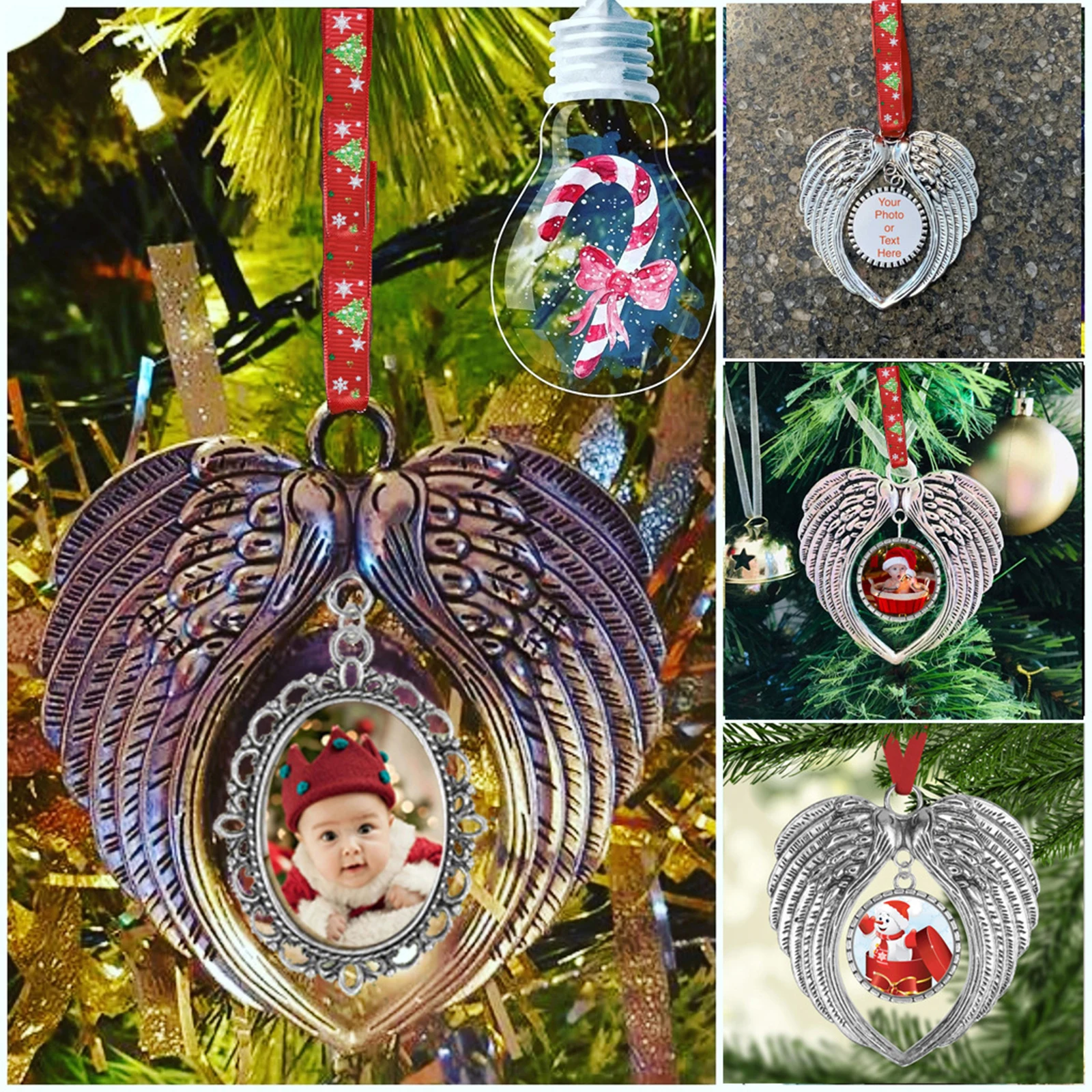 Christmas Metal Photo Heart Angel Christmas Decorations Xmas Tree Hanging Decor For Home Diy Party Kids Gifts
Christmas Metal Photo Heart Angel Christmas Decorations Xmas Tree Hanging Decor For Home Diy Party Kids Gifts