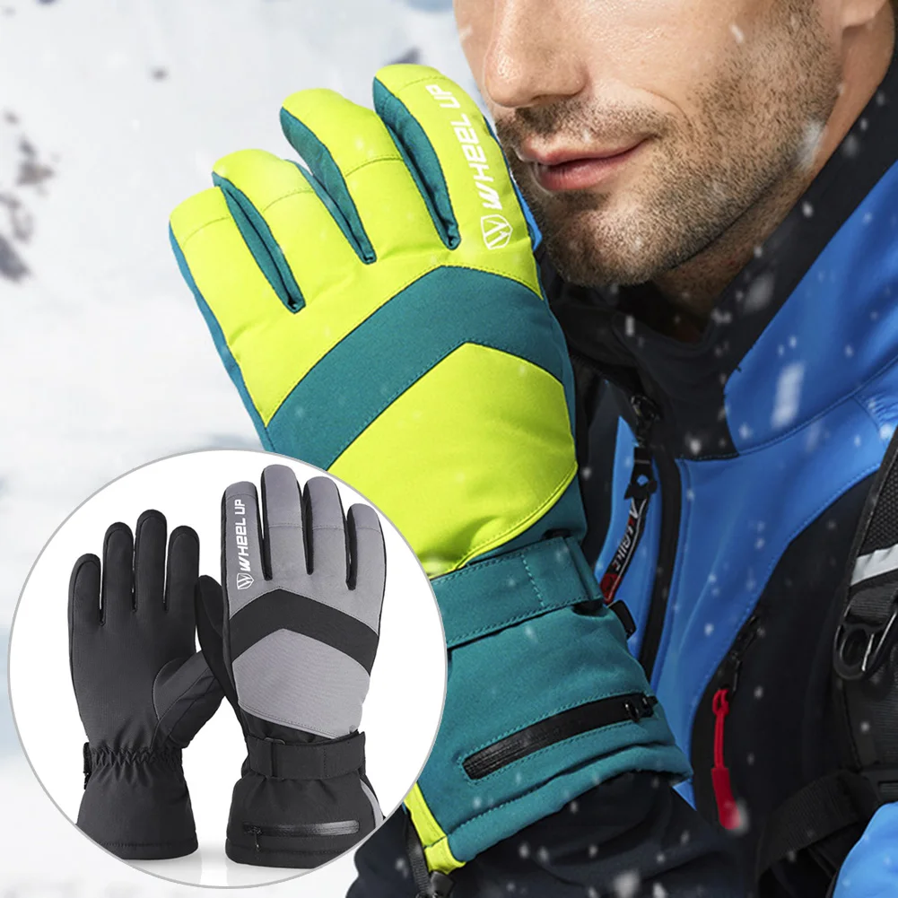 WHEEL UP 1 Pair Winter Warm Gloves Windproof Bicycle Motorcycle Riding Ski Gloves Comfy PU Leather Adults
WHEEL UP 1 Pair Winter Warm Gloves Windproof Bicycle Motorcycle Riding Ski Gloves Comfy PU Leather Adults