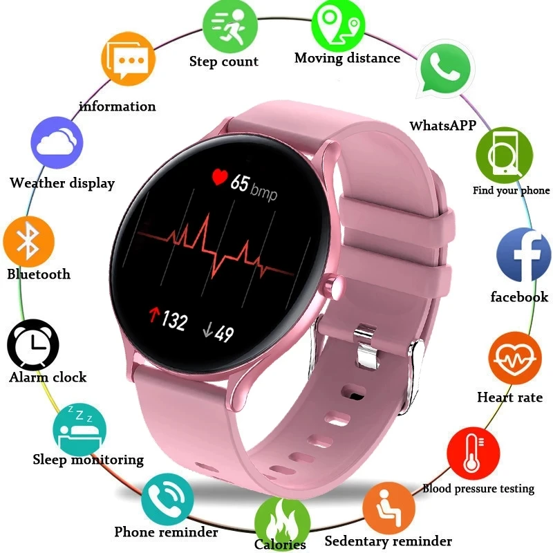 GEJIAN 2021 New Full Touch Screen Smart Watch Women Fashion Watch Heart Rate Blood Pressure Social Message Reminder Smartwatch
GEJIAN 2021 New Full Touch Screen Smart Watch Women Fashion Watch Heart Rate Blood Pressure Social Message Reminder Smartwatch