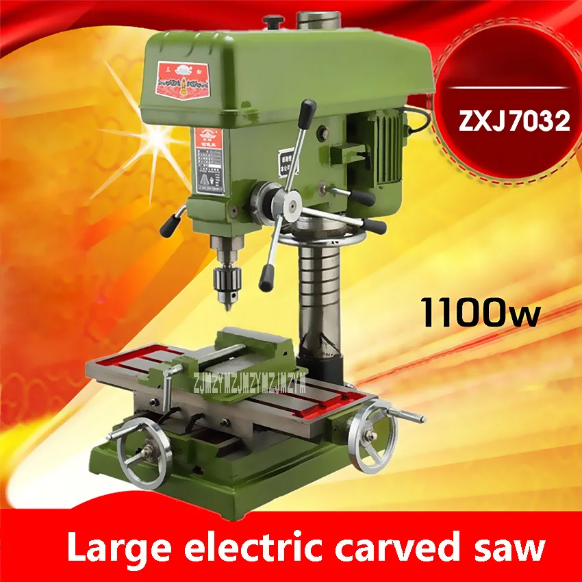 New Arrival ZXJ7032 Large Electric Carved Saws Multi-function Bench Drilling And Milling Machine Drilling Table 220V/380V 1.1KW
New Arrival ZXJ7032 Large Electric Carved Saws Multi-function Bench Drilling And Milling Machine Drilling Table 220V/380V 1.1KW