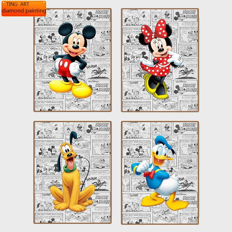 Набор для алмазной вышивки «Микки Маус»
Набор для алмазной вышивки «Микки Маус»
