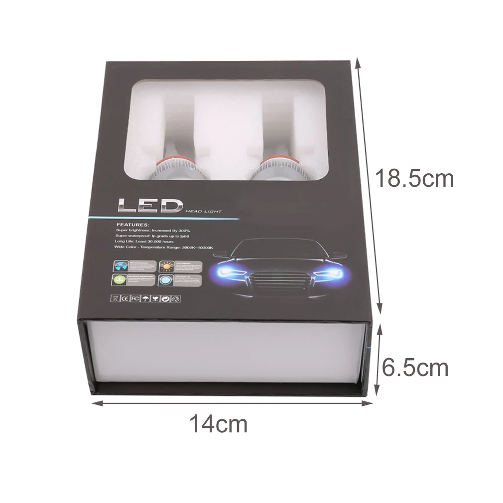 1Pair C6 H10 9005 Car LED Headlamp Bulb Head lights Replace Xenon Headlights 4000LM 12-24V 80W 6000K White LED Light
1Pair C6 H10 9005 Car LED Headlamp Bulb Head lights Replace Xenon Headlights 4000LM 12-24V 80W 6000K White LED Light