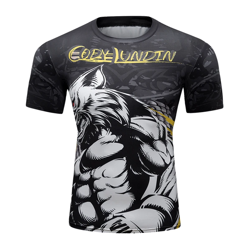 New Design Men's Digital Printed Tshirts Gym Rash Guard Round-Neck MMA Tops
New Design Men's Digital Printed Tshirts Gym Rash Guard Round-Neck MMA Tops