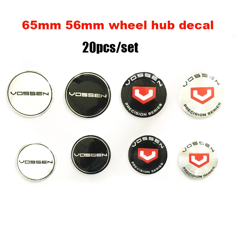20Pcs Car Wheel Center Emblem Cover Sticker 56MM 65MM Auto Wheel Hub Cap Decal stickers for vossen Tire Accessories label
20Pcs Car Wheel Center Emblem Cover Sticker 56MM 65MM Auto Wheel Hub Cap Decal stickers for vossen Tire Accessories label