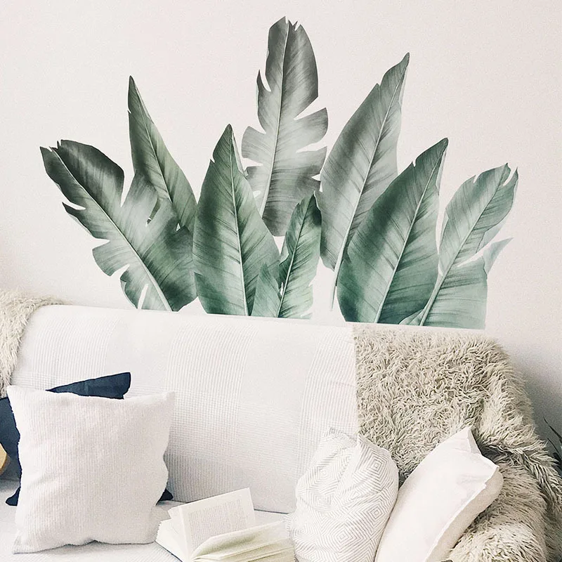 Large Nordic Banana Leaf Wall Stickers for Living room Bedroom Sofa Wall Decor Art Wall Decals PVC Vinyl Murals Home Decor
Large Nordic Banana Leaf Wall Stickers for Living room Bedroom Sofa Wall Decor Art Wall Decals PVC Vinyl Murals Home Decor