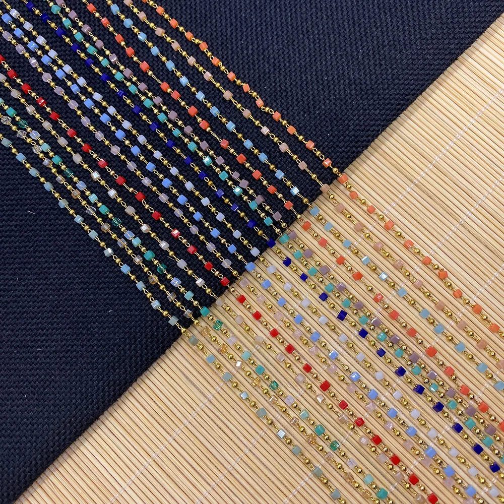 Crystal Handmade Rosary Copper Chain 2.5mm Exquisite Copper Chain DIY Jewelry Accessories Necklace Bracelet Jewelry 1 Meter
Crystal Handmade Rosary Copper Chain 2.5mm Exquisite Copper Chain DIY Jewelry Accessories Necklace Bracelet Jewelry 1 Meter