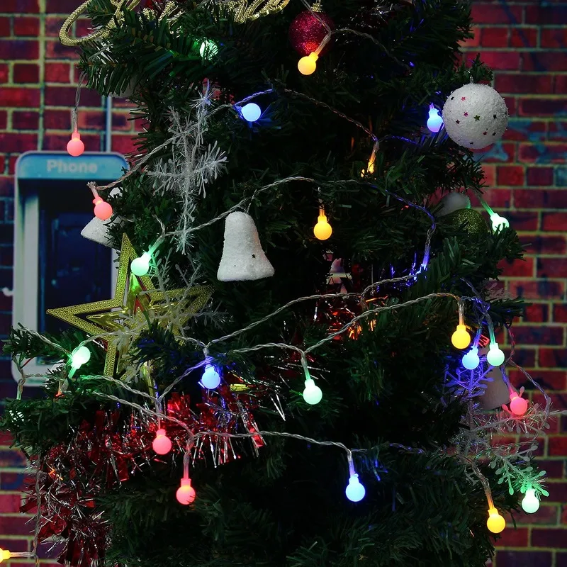 1.5M Fairy Garland LED Ball String Lights Waterproof for Christmas Tree Wedding Home Indoor Decoration Battery Powered 
1.5M Fairy Garland LED Ball String Lights Waterproof for Christmas Tree Wedding Home Indoor Decoration Battery Powered