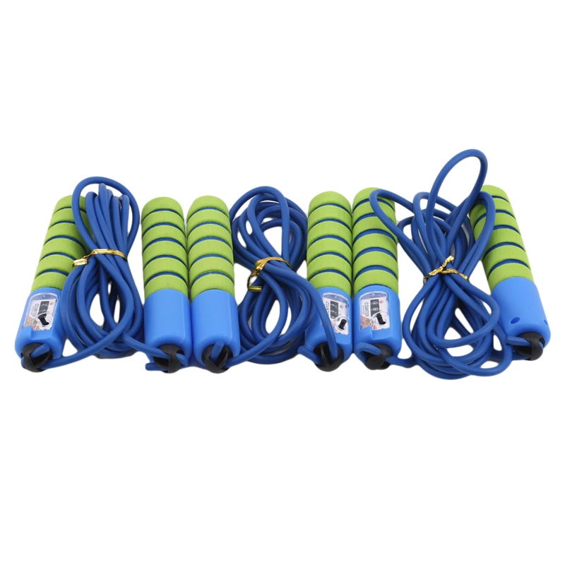 Professional Sponge Jump Rope With Electronic Counter 2.9m Adjustable Fast Speed Counting Skipping Rope Wire Workout Equipments
Professional Sponge Jump Rope With Electronic Counter 2.9m Adjustable Fast Speed Counting Skipping Rope Wire Workout Equipments