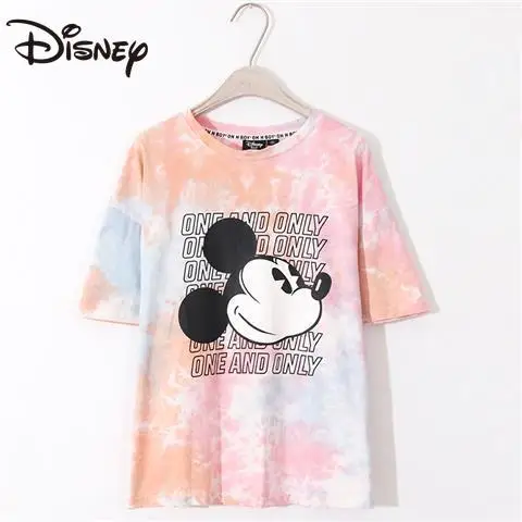 Disney spring and summer fashion women's versatile round neck bottom shirt Mickey series cartoon cotton short sleeve T-shirt
Disney spring and summer fashion women's versatile round neck bottom shirt Mickey series cartoon cotton short sleeve T-shirt