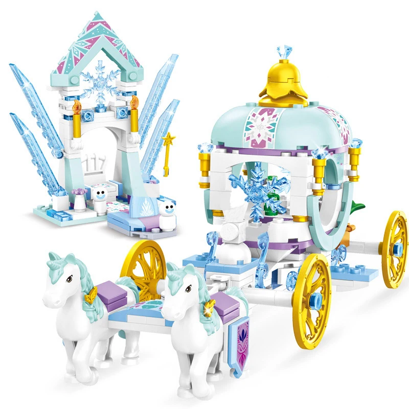 Friends Princess Ice Snow Queen Horse Carriage MOC Figures Building Blocks Kits Bricks Model Classic Movie Toys Kids Girls Gifts 
Friends Princess Ice Snow Queen Horse Carriage MOC Figures Building Blocks Kits Bricks Model Classic Movie Toys Kids Girls Gifts