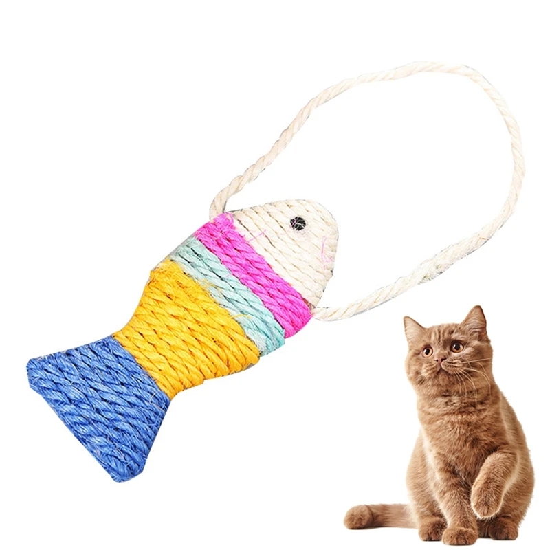 Cat Interactive Toy Funny Fish Shaped Toy Cat Sisal Toy Cat Scratcher Toy Cat Favor Play Toys Training Toys Pet Product
Cat Interactive Toy Funny Fish Shaped Toy Cat Sisal Toy Cat Scratcher Toy Cat Favor Play Toys Training Toys Pet Product