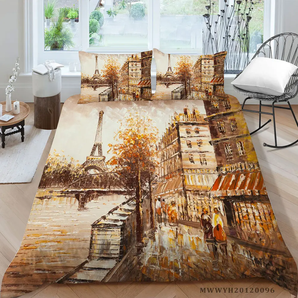 Eiffel Tower Bedding Set For Girls Artistic Elegant Duvet Cover King Queen Twin Full Double Single Fashionable Bed Set Vintage
Eiffel Tower Bedding Set For Girls Artistic Elegant Duvet Cover King Queen Twin Full Double Single Fashionable Bed Set Vintage