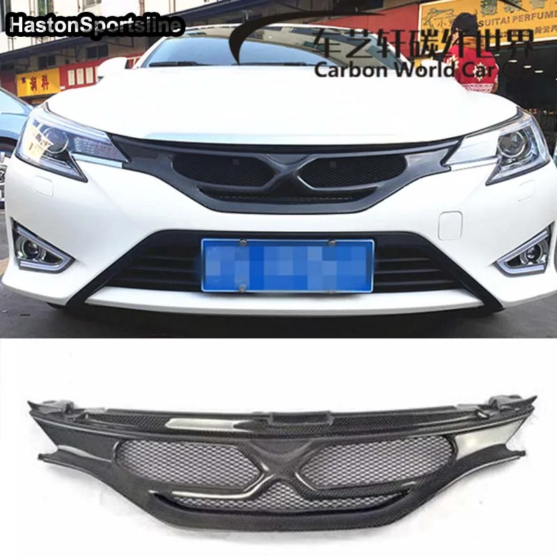 Reiz Racing Grills Carbon Fiber Front Sport Bumper Mesh Grill Grille For Toyota MARK X Style 2013-2015 Car Accessories 
Reiz Racing Grills Carbon Fiber Front Sport Bumper Mesh Grill Grille For Toyota MARK X Style 2013-2015 Car Accessories