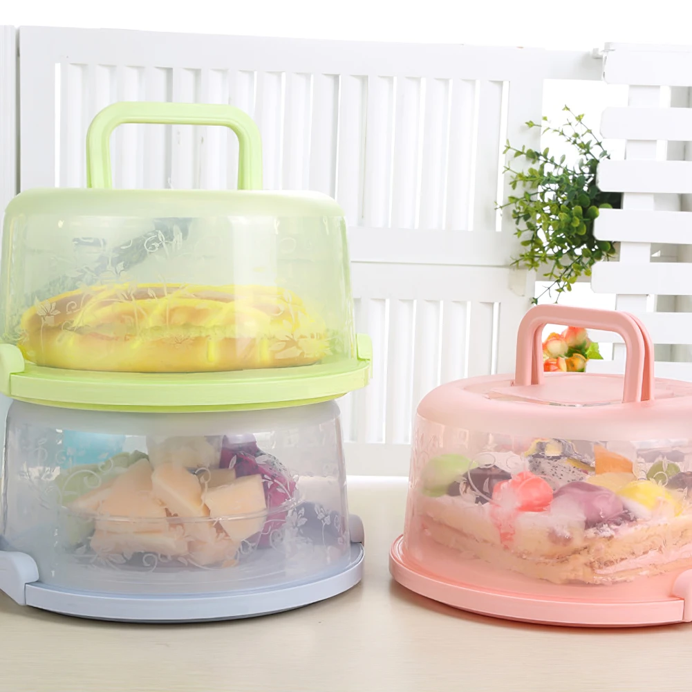 Portable Cake Storage Box Round Birthday Wedding Kitchen Baking Container Holder Cake Box Cupcake Dessert Fruit Storage Carrier
Portable Cake Storage Box Round Birthday Wedding Kitchen Baking Container Holder Cake Box Cupcake Dessert Fruit Storage Carrier
