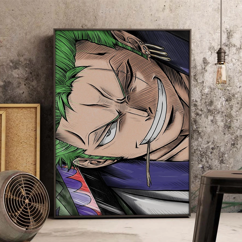 Roronoa Zoro one piece anime Canvas poster Painting wall Art decor Living room Bedroom Study Home Decoration Prints wall
Roronoa Zoro one piece anime Canvas poster Painting wall Art decor Living room Bedroom Study Home Decoration Prints wall
