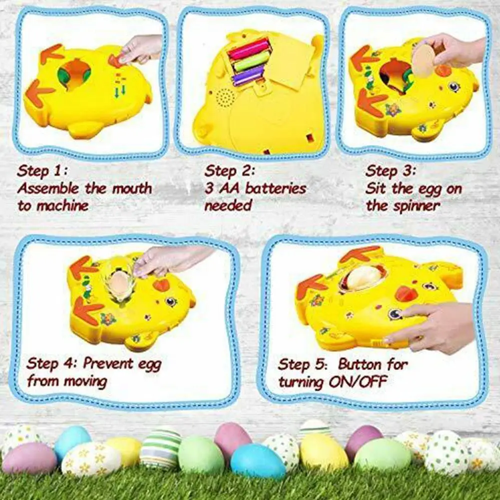 Egg Painting Machine DIY Sticker For Kids Easter Egg Crafts Decorations Coloring Chicken Kit Machine H0I4
Egg Painting Machine DIY Sticker For Kids Easter Egg Crafts Decorations Coloring Chicken Kit Machine H0I4