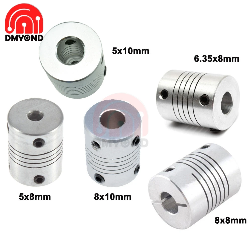 wholesale 1pcs 5x8mm 8x8mm 5mm 6.35mm 8mm Aluminum Z Axis Flexible Coupling For Stepper Motor Coupler Shaft Couplings 3D Printer
wholesale 1pcs 5x8mm 8x8mm 5mm 6.35mm 8mm Aluminum Z Axis Flexible Coupling For Stepper Motor Coupler Shaft Couplings 3D Printer