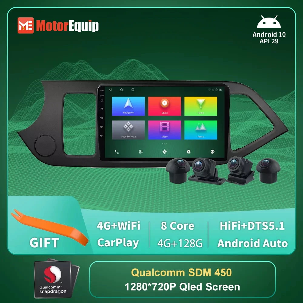 Autoradio Car Radio for KIA PICANTO Morning 2011-2016 GPS Navigaion Multimedia Player Navigation GPS Qualcomm Chip HMDI Output
Autoradio Car Radio for KIA PICANTO Morning 2011-2016 GPS Navigaion Multimedia Player Navigation GPS Qualcomm Chip HMDI Output