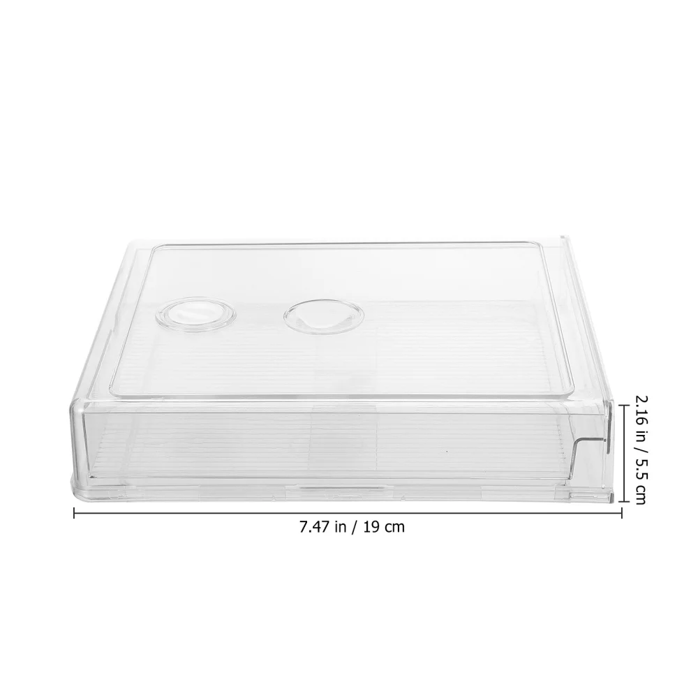 1Pc Fridge Organizer Bin Transparent Refrigerator Organizer Food Container
1Pc Fridge Organizer Bin Transparent Refrigerator Organizer Food Container