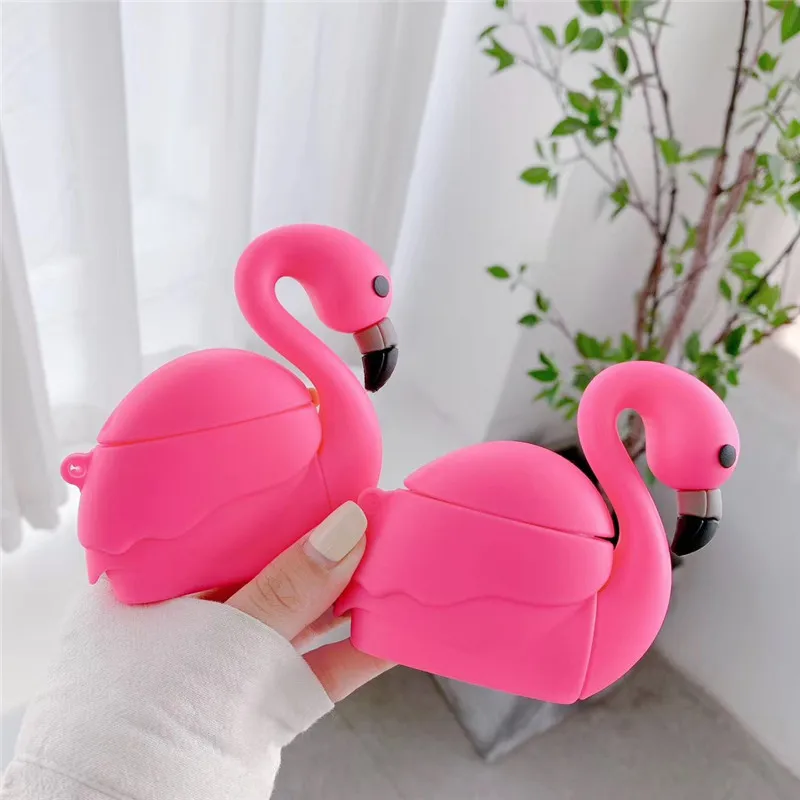 3D INS cute cartoon sexy flamingo Bluetooth headset soft case for apple airpods 1 2 Wireless charging cover for airpods pro gift
3D INS cute cartoon sexy flamingo Bluetooth headset soft case for apple airpods 1 2 Wireless charging cover for airpods pro gift