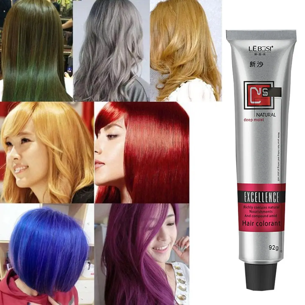 Easy to use 6 Colors 92G Men/Women Hair Care Styling Tools Hair Dye Tint Semi Permanent Hair Coloring Cream
Easy to use 6 Colors 92G Men/Women Hair Care Styling Tools Hair Dye Tint Semi Permanent Hair Coloring Cream