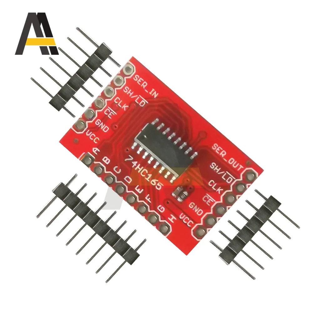 DC2-6V SN74HC165 модуль преобразования, параллельный к последовательной плате преобразования данных, 0,1 дюйма, модуль преобразования головы
DC2-6V SN74HC165 модуль преобразования, параллельный к последовательной плате преобразования данных, 0,1 дюйма, модуль преобразования головы