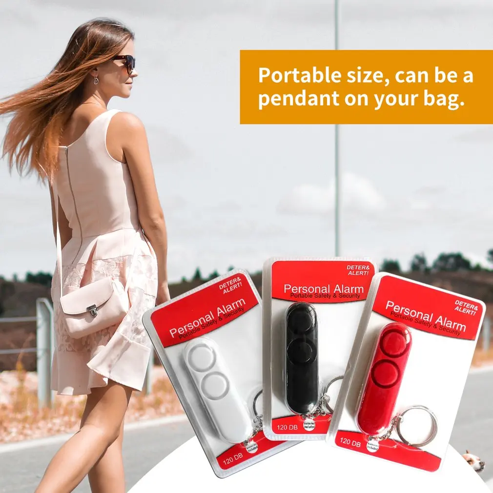 Fashion 120dB Anti-rape Device Dual Speakers Loud Alarm Alert Attack Panic Safety Personal Security Keychain Bag Pendant
Fashion 120dB Anti-rape Device Dual Speakers Loud Alarm Alert Attack Panic Safety Personal Security Keychain Bag Pendant