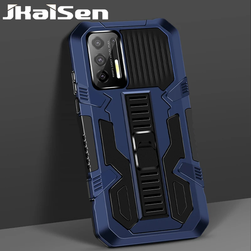 JKaiSen Shockproof Armor Protective Case For OPPO Realme 8 Realme 8Pro Luxury Anti-Drop Bracket Phone Case Back Cover
JKaiSen Shockproof Armor Protective Case For OPPO Realme 8 Realme 8Pro Luxury Anti-Drop Bracket Phone Case Back Cover