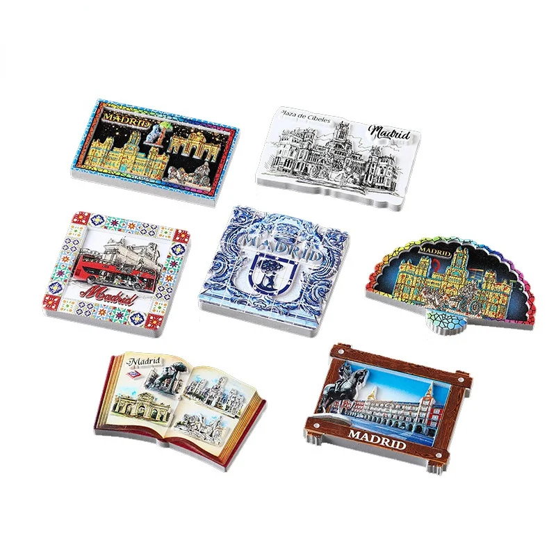 3D холодильник сувениры-магниты печать Мадридских аттракционов магнитные пластиковые магнитные наклейки на холодильник 
3D холодильник сувениры-магниты печать Мадридских аттракционов магнитные пластиковые магнитные наклейки на холодильник