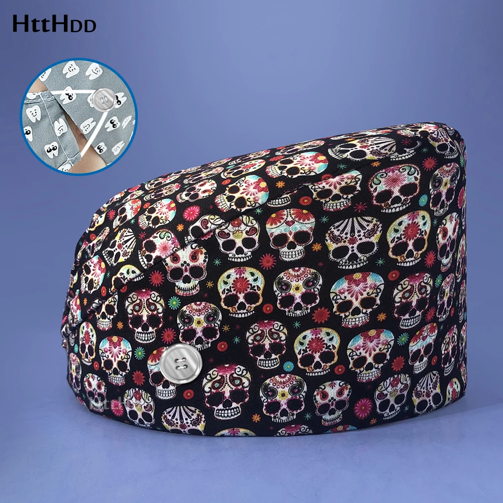 perating room hat doctor and nurse surgical cap beauty cotton breathable print cap adjustable unisex multifunctional button hat
perating room hat doctor and nurse surgical cap beauty cotton breathable print cap adjustable unisex multifunctional button hat