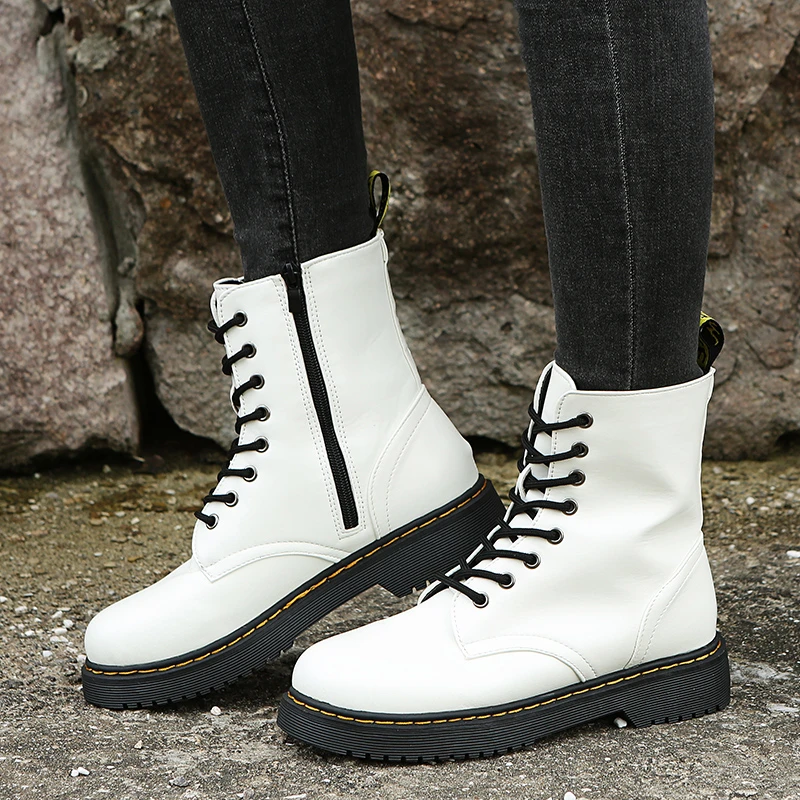 Size35-43 Women Boots Chunky Motorcycle Boots for Women Autumn 2021 Fashion Round Toe Lace-up Combat Boots Ladies Shoes
Size35-43 Women Boots Chunky Motorcycle Boots for Women Autumn 2021 Fashion Round Toe Lace-up Combat Boots Ladies Shoes