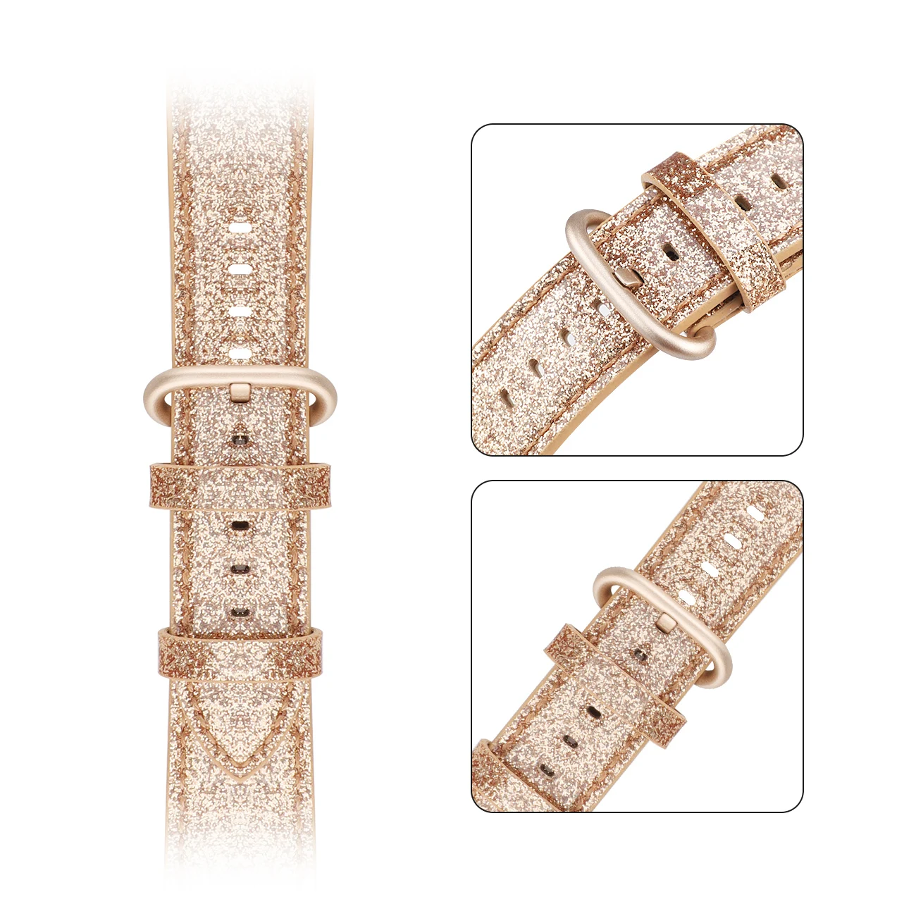 Leather Band for Apple Watch 38mm 40mm Women Mirror Glitter 42mm 44mm Genuine Shiny Glitter Strap for IWatch 5/4/3/2/1 Series
Leather Band for Apple Watch 38mm 40mm Women Mirror Glitter 42mm 44mm Genuine Shiny Glitter Strap for IWatch 5/4/3/2/1 Series