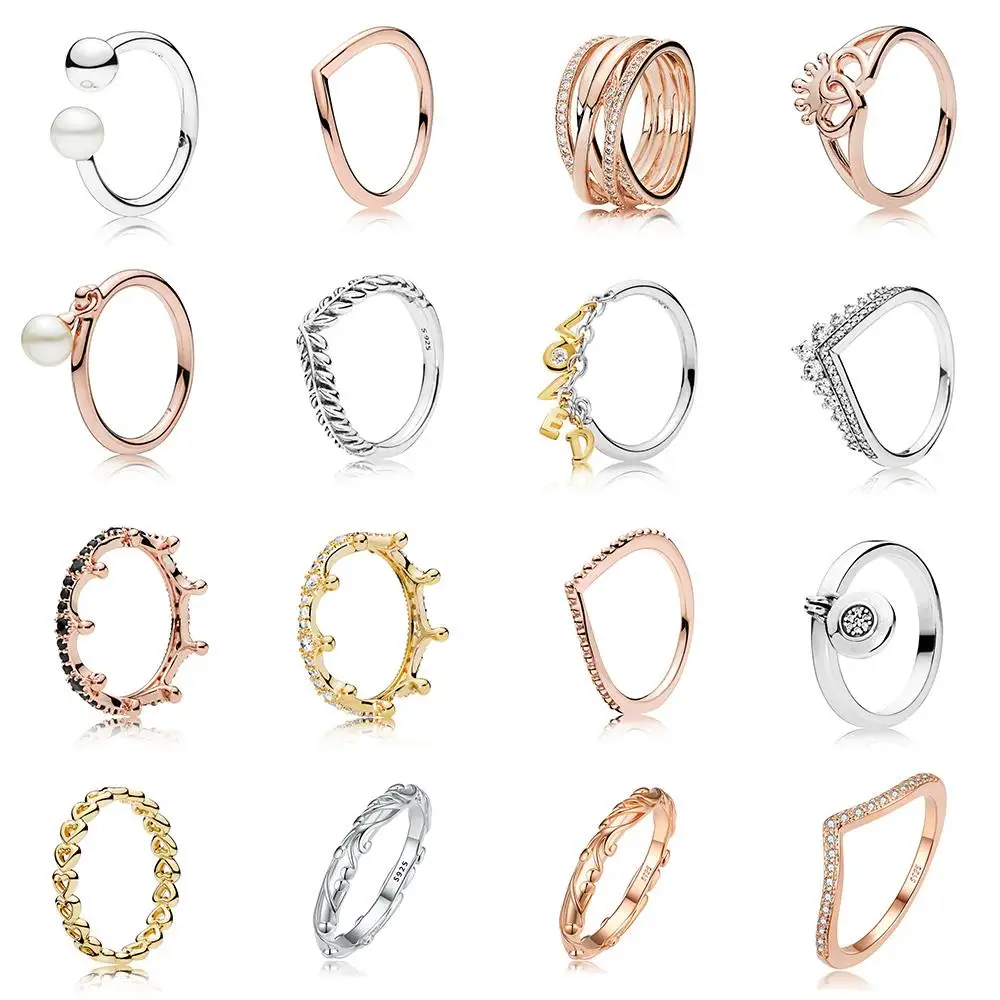 925 Sterling Silver Ring Charms Diy Rose Gold Black Crystal Cz Queen's Crown Finger Ring For Women Gift Fashion Jewelry
925 Sterling Silver Ring Charms Diy Rose Gold Black Crystal Cz Queen's Crown Finger Ring For Women Gift Fashion Jewelry