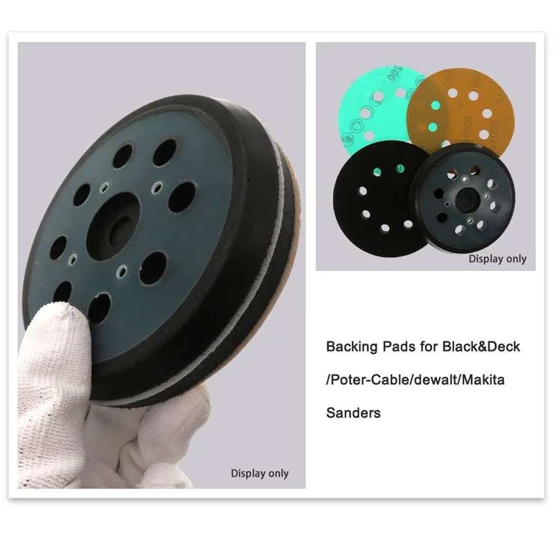 1pc Sander Backing Pads 125mm 5inches 8 Holes Sanding Pad Backing Pads Hook Loop Self Adhesives Disc
1pc Sander Backing Pads 125mm 5inches 8 Holes Sanding Pad Backing Pads Hook Loop Self Adhesives Disc