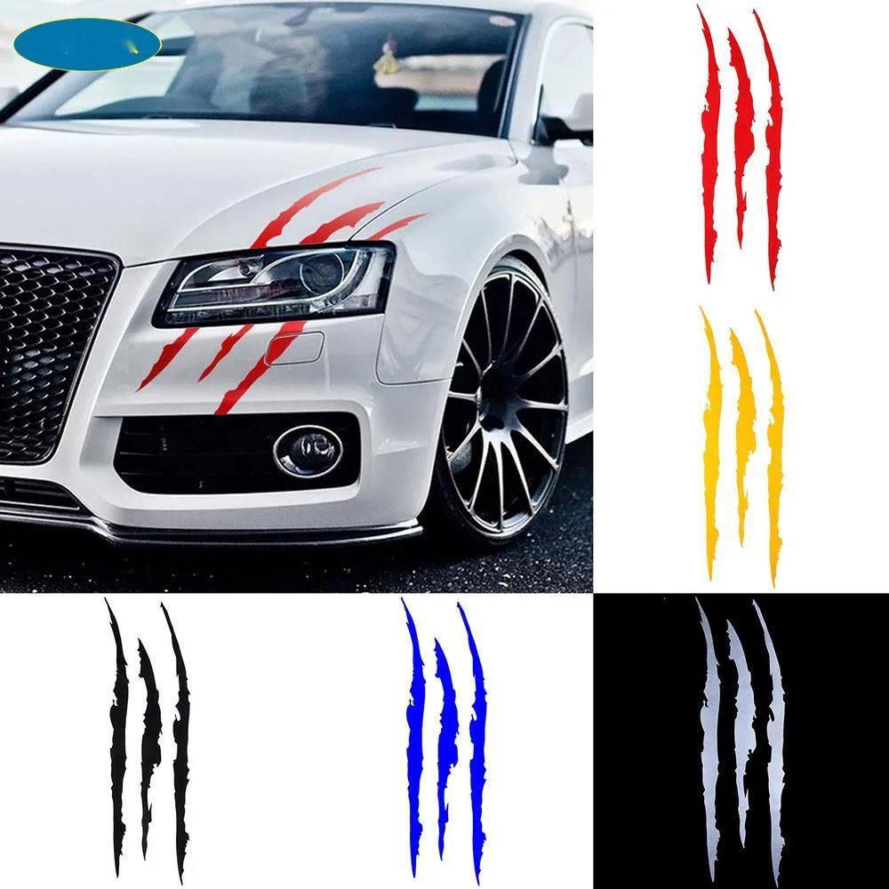 Car Sticker Reflection Monster Claw Dinosaur Raptor Scratch Stripe Marking Headlamp Decal Car Sticker
Car Sticker Reflection Monster Claw Dinosaur Raptor Scratch Stripe Marking Headlamp Decal Car Sticker
