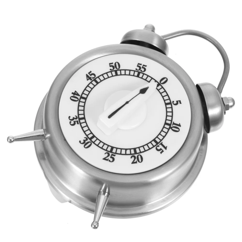 60 Minute Kitchen Timer with Loud Alarm for Cooking Baking Homework (Silver)
60 Minute Kitchen Timer with Loud Alarm for Cooking Baking Homework (Silver)