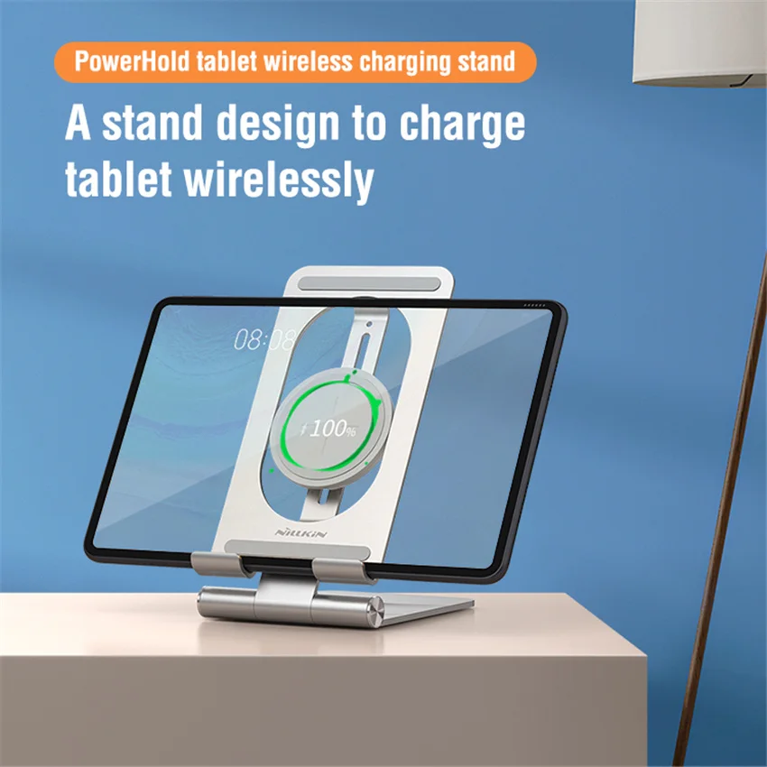 NILLKIN QI Wireless Charging Stand 15W (max) Fast Tablet Wireless Charging Flexible Adjustment Charge Tablet For Huawei Xiaomi 
NILLKIN QI Wireless Charging Stand 15W (max) Fast Tablet Wireless Charging Flexible Adjustment Charge Tablet For Huawei Xiaomi