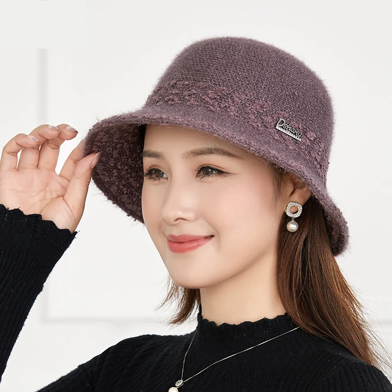 New Women's Bucket Cap Autumn and Winter Knitted Hat Middle-aged and Elderly Warm Hat Wool Hat Female outdoor Solid Color Cap
New Women's Bucket Cap Autumn and Winter Knitted Hat Middle-aged and Elderly Warm Hat Wool Hat Female outdoor Solid Color Cap