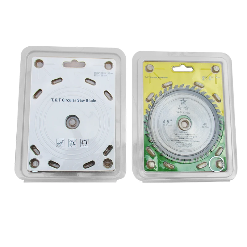 4.5inch/115mm Mini Circular Saw Blade 40 Teeth Carbide Circular Saw Blade Disc Cutter For Cutting Wood For Wood Plastic
4.5inch/115mm Mini Circular Saw Blade 40 Teeth Carbide Circular Saw Blade Disc Cutter For Cutting Wood For Wood Plastic