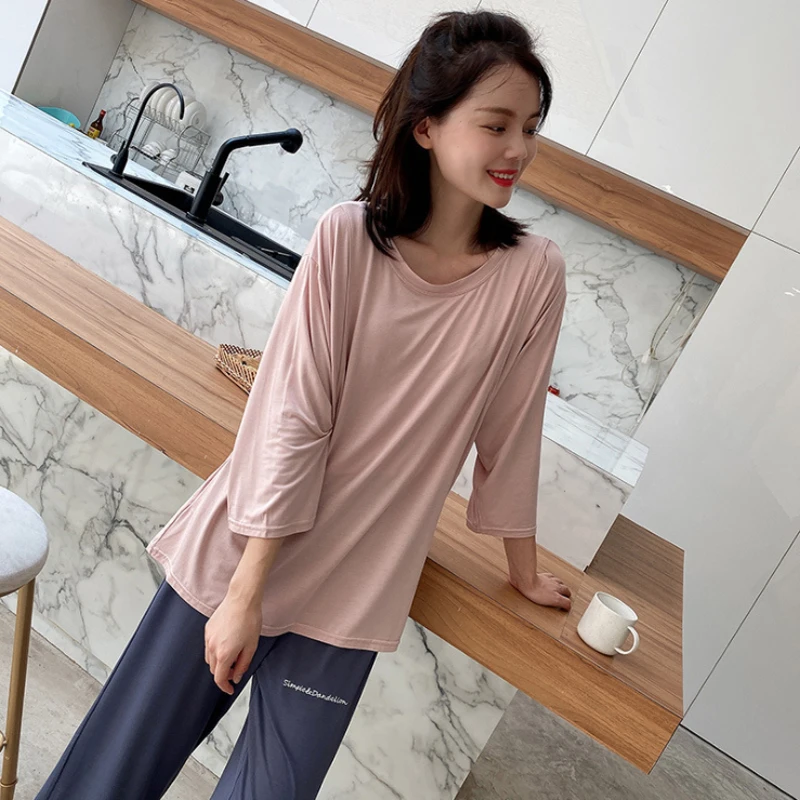 2021 New Soft Long sleeve Maternity Wear Nursing Pajamas Sleepwear Set Women Pregnant Nightwear Lacation Clothes
2021 New Soft Long sleeve Maternity Wear Nursing Pajamas Sleepwear Set Women Pregnant Nightwear Lacation Clothes