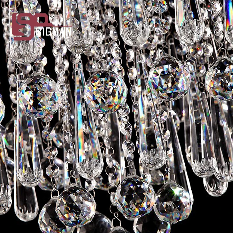 luxury crystal LED chandelier modern crystal chandelier lighting fixtures plafon de cristal living room lights
luxury crystal LED chandelier modern crystal chandelier lighting fixtures plafon de cristal living room lights