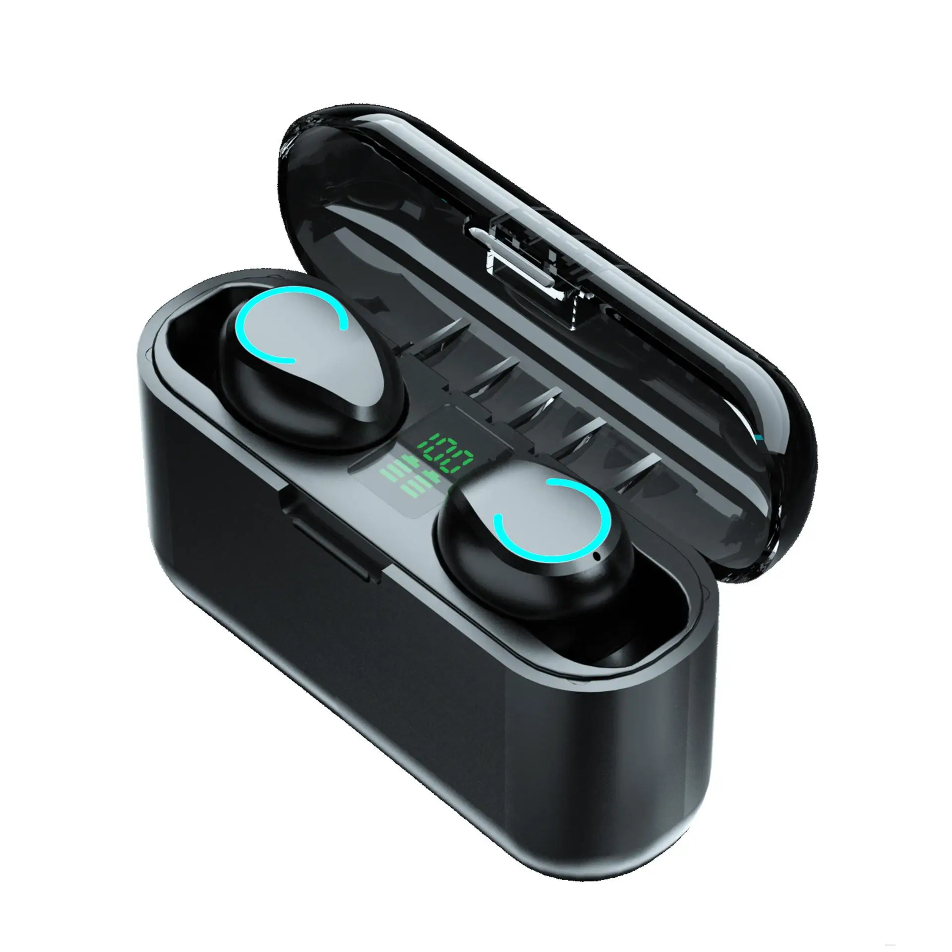 

F9-13B Bluetooth Earphone Wireless TWS Touch Control Noise Reduction Waterproof With Digital Power Display