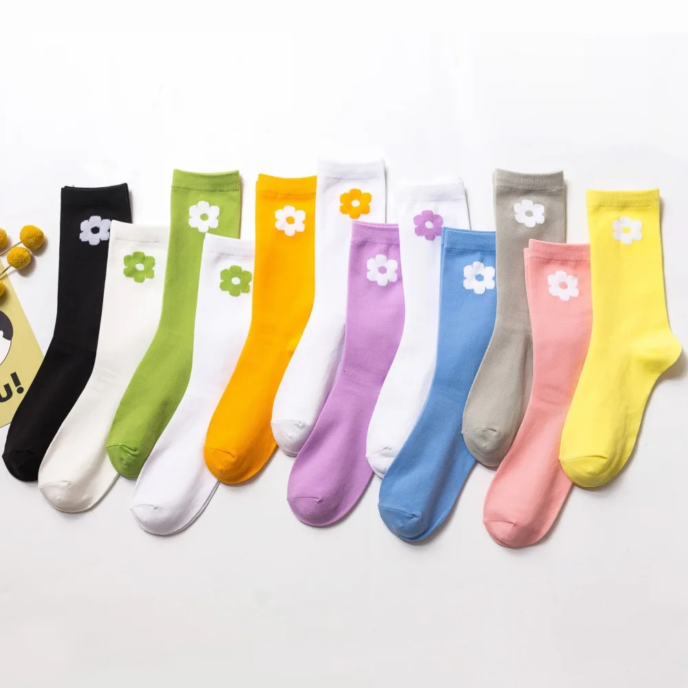 Kawaii Socks Women Flower Candy Color Summer Crew Sock Harajuku Korean Style Cute Cotton Designer Socks calcetines de la mujer
Kawaii Socks Women Flower Candy Color Summer Crew Sock Harajuku Korean Style Cute Cotton Designer Socks calcetines de la mujer