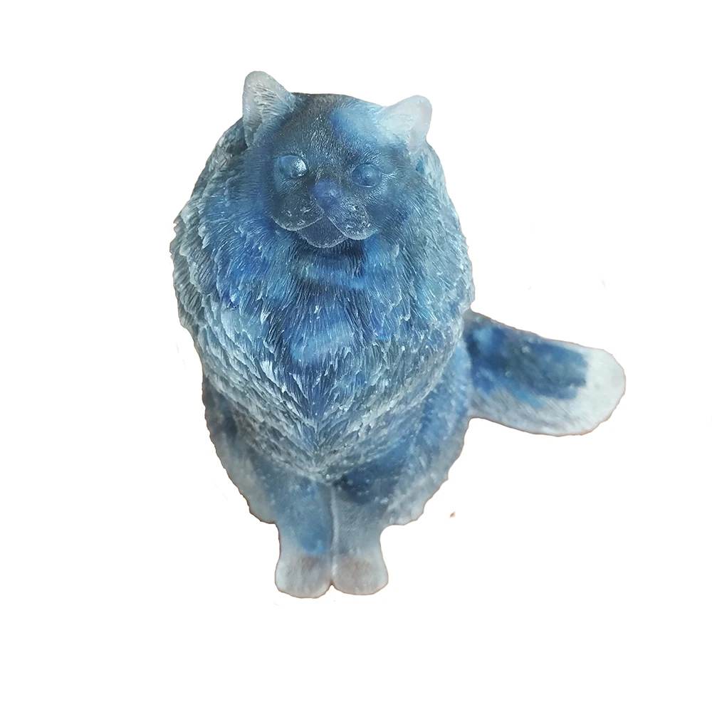 1 pc Natural kyanite gravel resin cat birthday gift home living room decoration restore spiritual power to open chakras
1 pc Natural kyanite gravel resin cat birthday gift home living room decoration restore spiritual power to open chakras