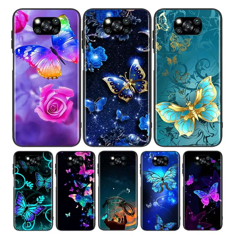 Beautiful butterfly For Xiaomi Play Mix 3 Civi A2 A1 6X 5X Poco X3 NFC F3 GT M3 M2 X2 F2 Pro C3 F1 Black Capa Phone Case
Beautiful butterfly For Xiaomi Play Mix 3 Civi A2 A1 6X 5X Poco X3 NFC F3 GT M3 M2 X2 F2 Pro C3 F1 Black Capa Phone Case