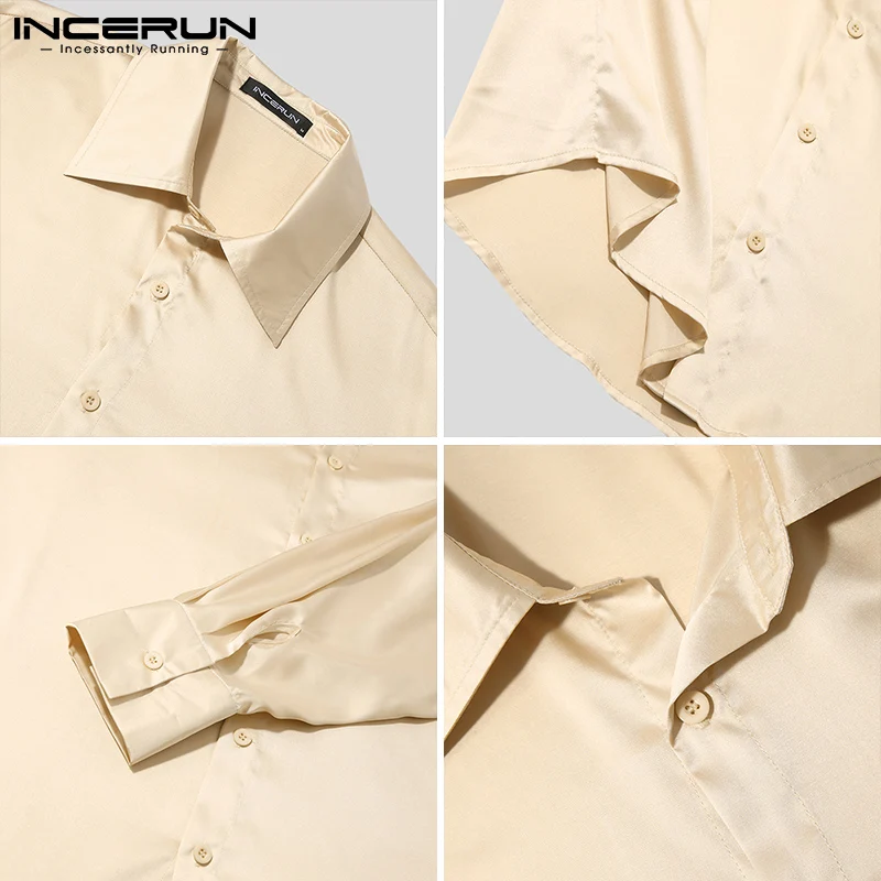 Men Casual Shirt Turn Down Collar Breathable Long Sleeve Thin Tops Streetwear Solid Color Button Fashion Camisas INCERUN S-5XL
Men Casual Shirt Turn Down Collar Breathable Long Sleeve Thin Tops Streetwear Solid Color Button Fashion Camisas INCERUN S-5XL